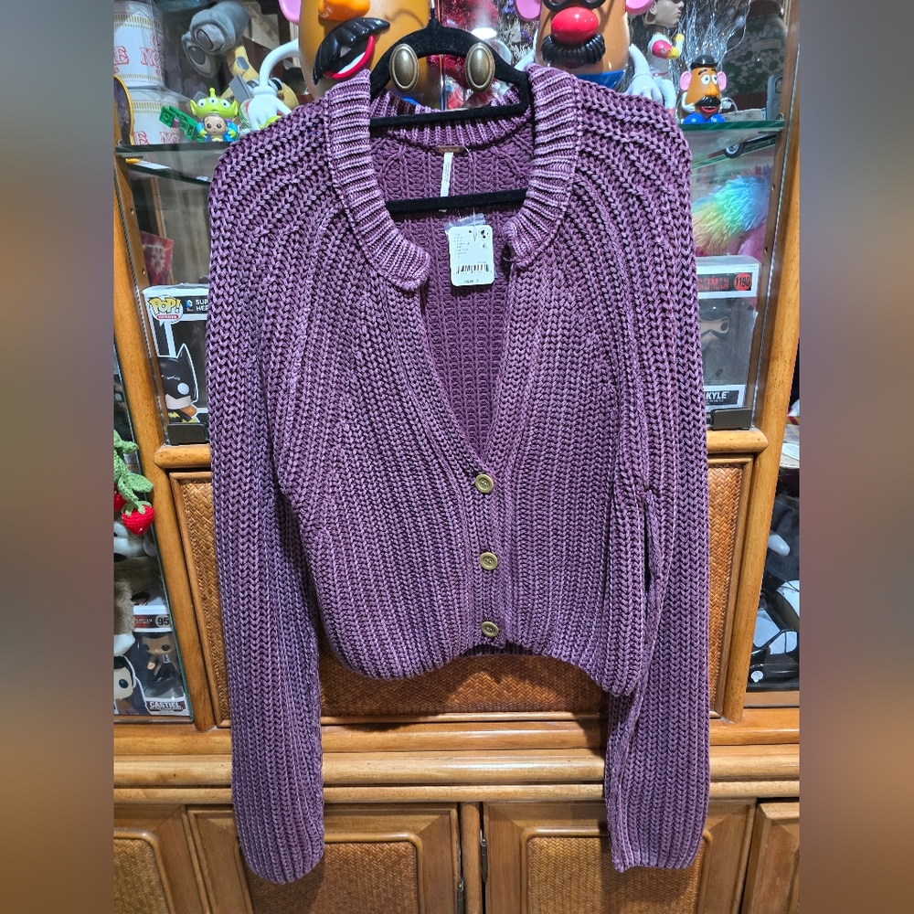 FREE PEOPLE SWEET NOTHING CARDI SWEATER - Picture 8 of 8